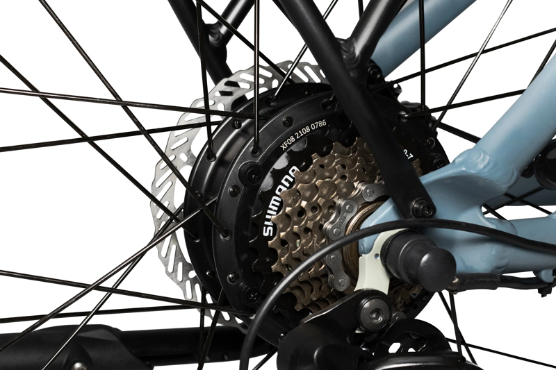 Eovolt Evening 24 Compact Electric Folding Bike 2022 Moon Grey-7