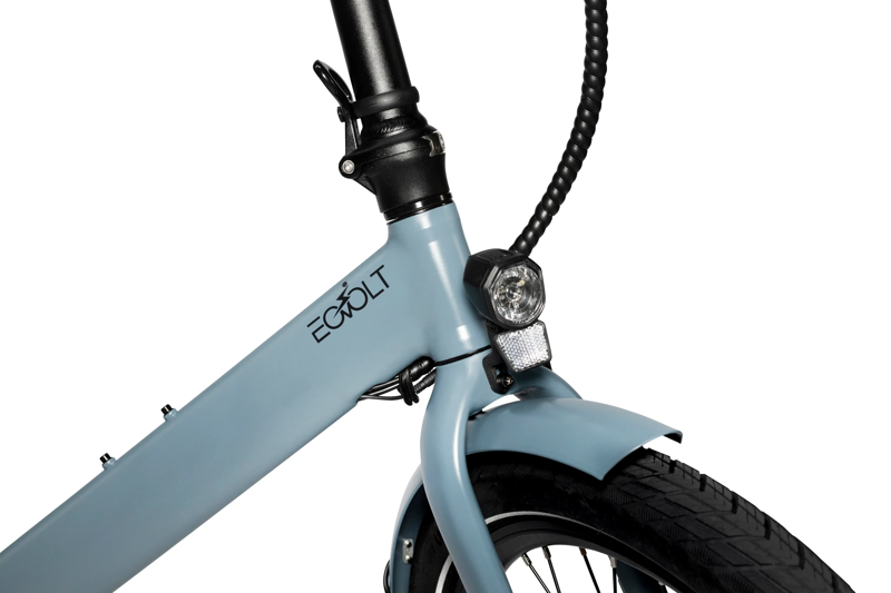 Eovolt Evening 24 Compact Electric Folding Bike 2022 Moon Grey-5