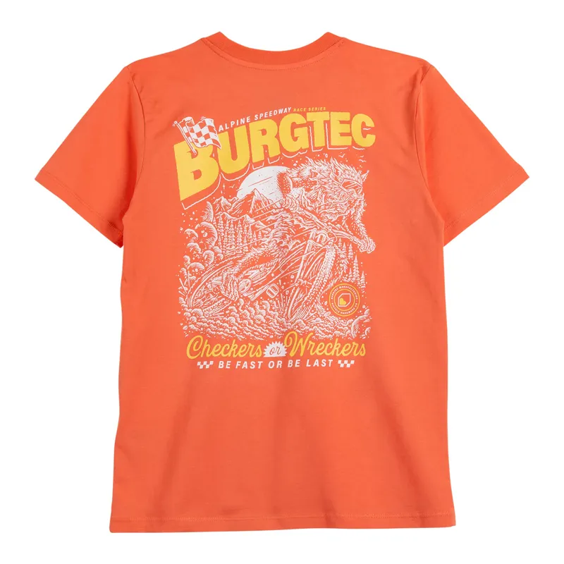 Burgtec Alpine Speedway Youth Tee Orange-1
