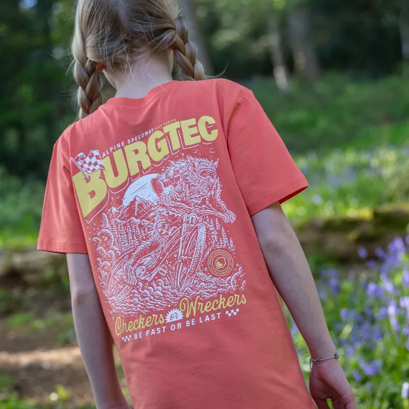 Burgtec Alpine Speedway Youth Tee Orange-7