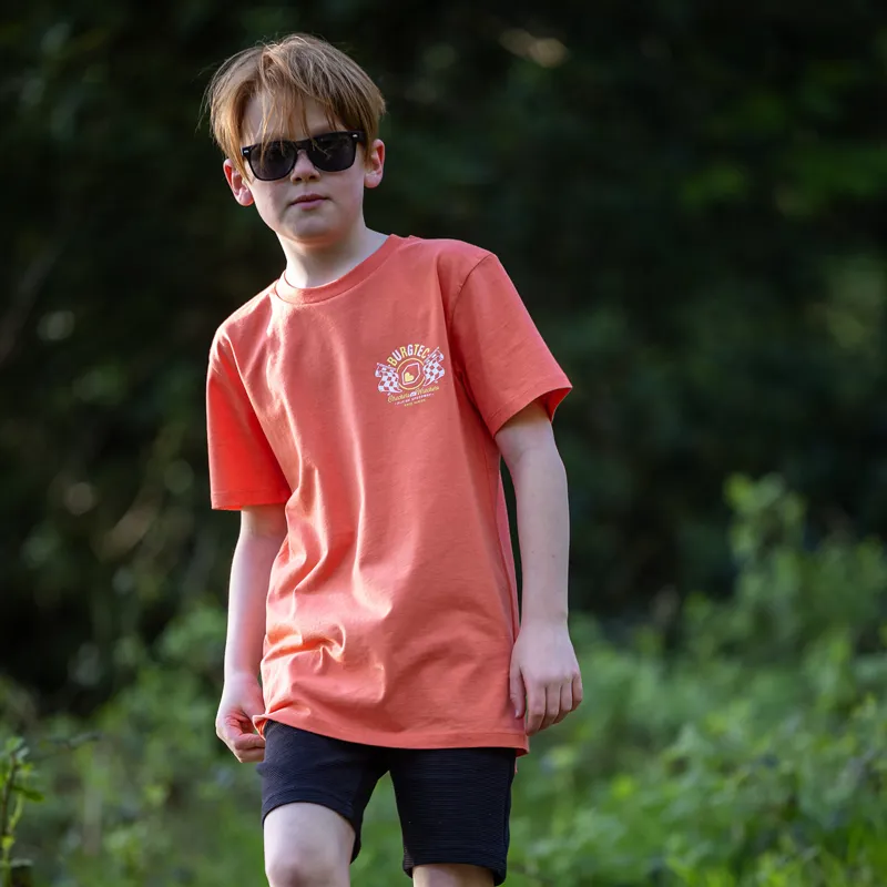Burgtec Alpine Speedway Youth Tee Orange-5