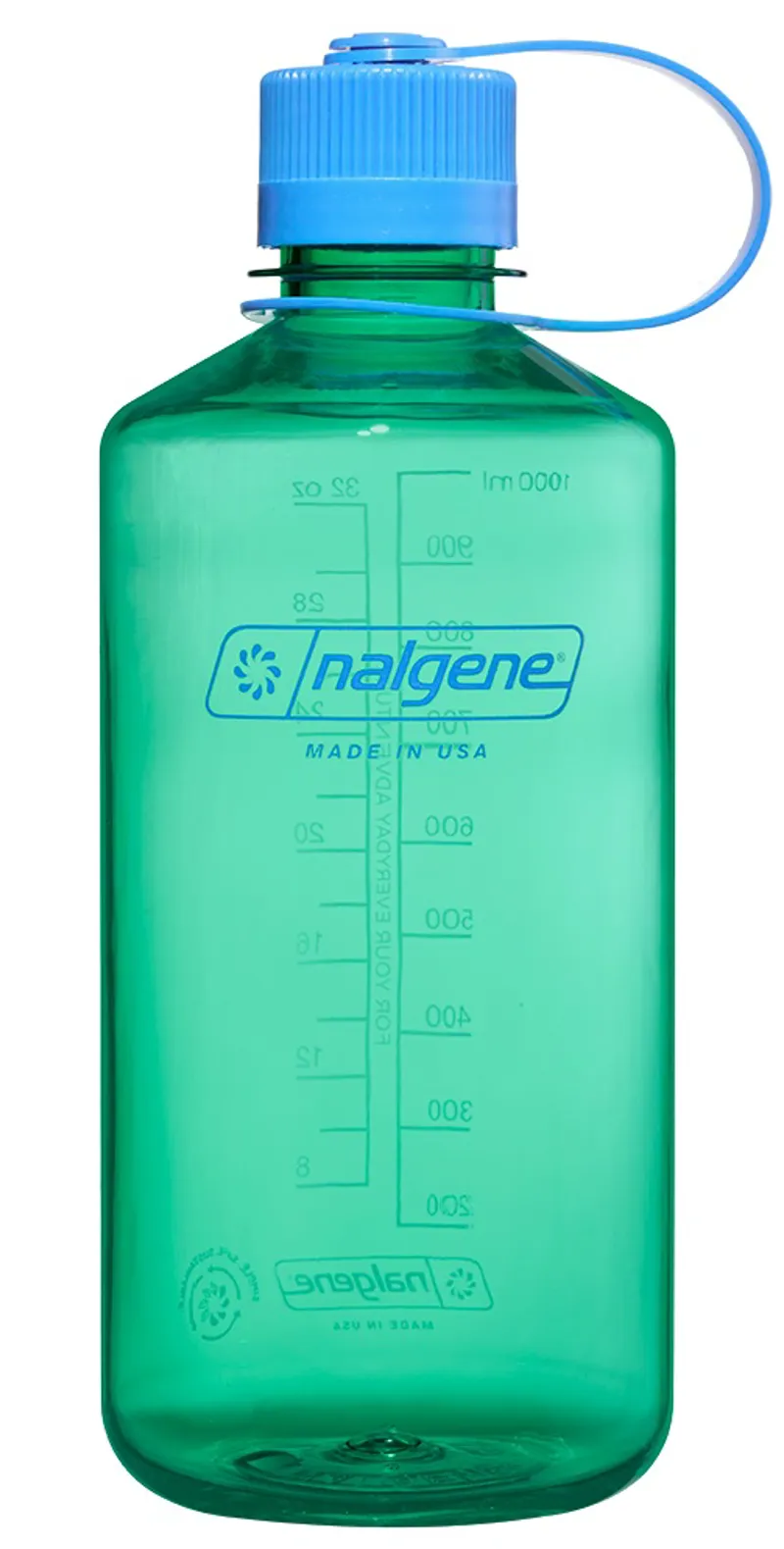 Nalgene Narrow Mouth Sustain Tritan Bottle Colour Block Pastel Green