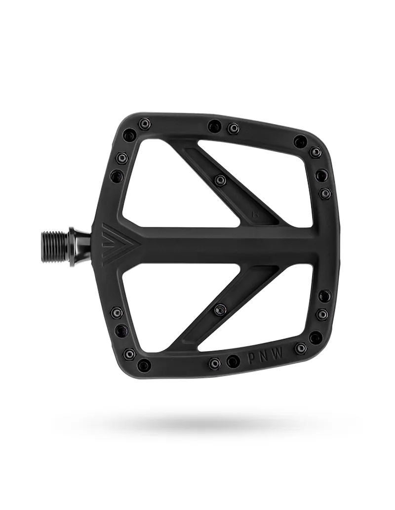 PNW Range MTB Composite Flat Pedal Blackout Black