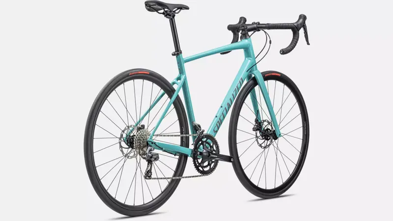 Specialized Allez E5 Disc Road Bike 2024 Gloss Lagoon Blue/Cool Grey/Blaze-2