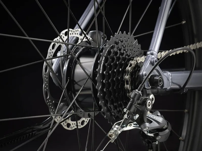 Trek Dual Sport+ 2 Electric Hybrid Bike Galactic Grey-3