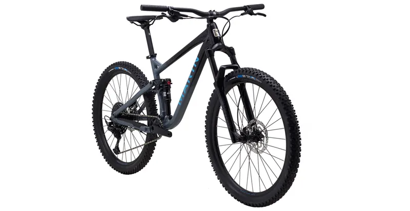 Marin Rift Zone 1 27.5 Mountain Bike 2022 Black/Charcoal/Blue-1