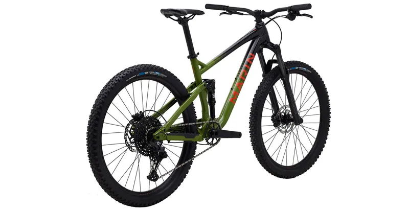 Marin Rift Zone 1 27.5 Mountain Bike 2022 Black/Green/Orange-2