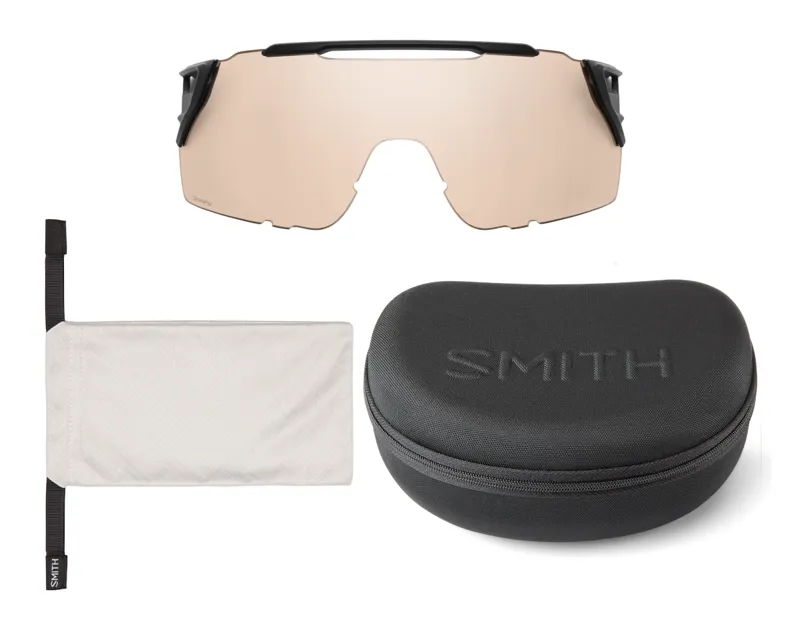Smith Attack Mag MTB Sunglasses Matte Black/ChromaPop Platinum Mirror-3