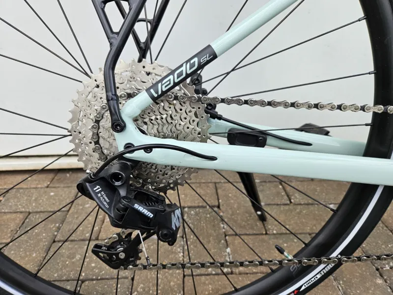 2nd Hand Specialized Vado SL 4.0 EQ Small Electric Bike 2022 White Sage/Black Reflective-2