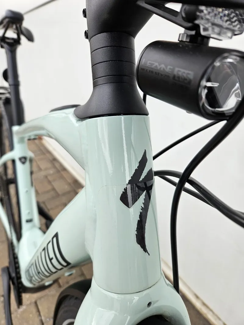 2nd Hand Specialized Vado SL 4.0 EQ Small Electric Bike 2022 White Sage/Black Reflective-4