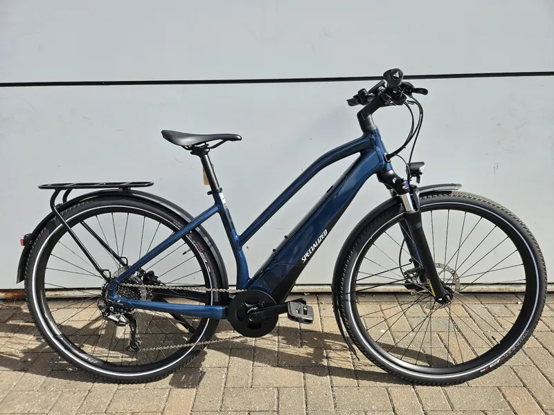 2nd Hand Specialized Turbo Vado 3.0 Step Through Medium Electric Hybrid Bike 2021 Blue