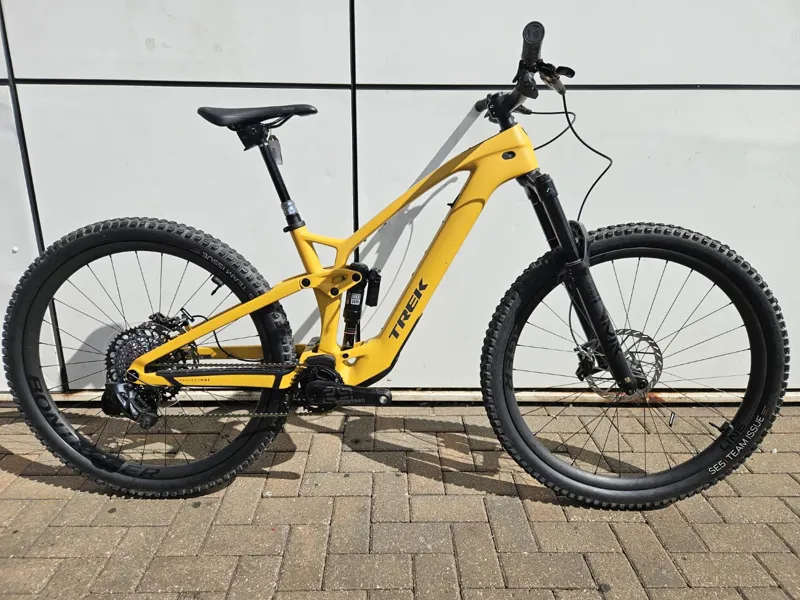 Ex Display Trek Fuel EXE 9.9 XX1 AXS Medium Electric Bike 2023 Satin Baja Yellow