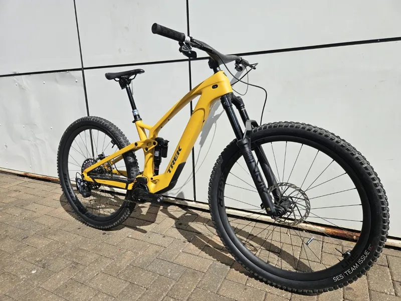 Ex Display Trek Fuel EXE 9.9 XX1 AXS Medium Electric Bike 2023 Satin Baja Yellow-1