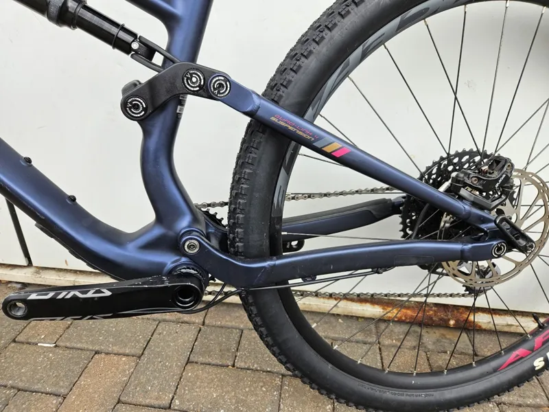 2nd Hand Whyte S-120 C RS XL Mountain Bike 2019 Blue/Red-5