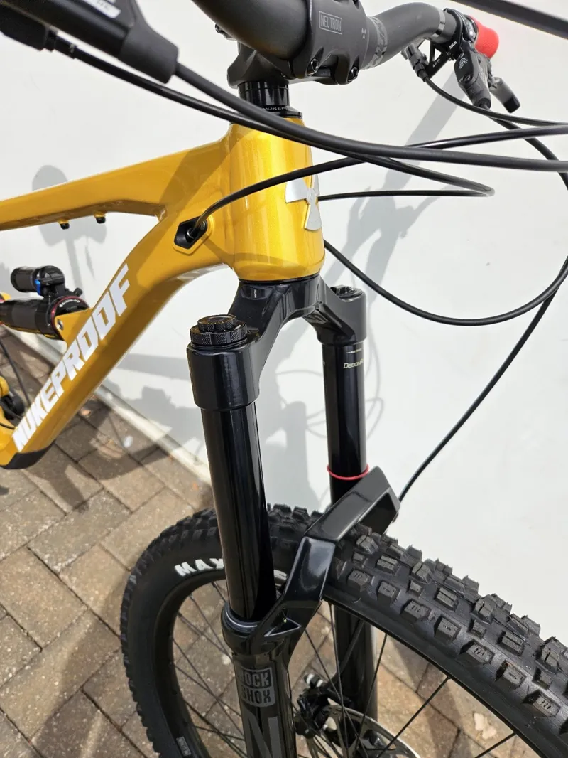 2nd Hand Nukeproof Mega 297 Pro Alloy Medium Mountain Bike 2023 Tumeric Yellow-1