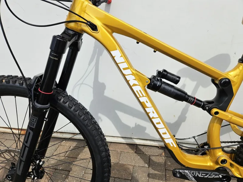 2nd Hand Nukeproof Mega 297 Pro Alloy Medium Mountain Bike 2023 Tumeric Yellow-6