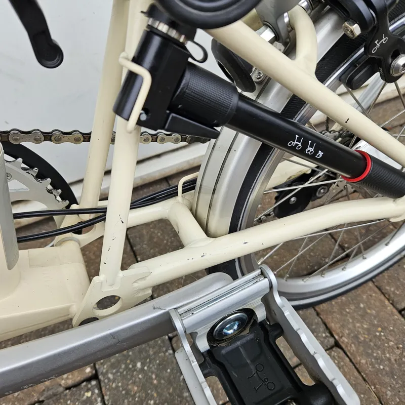 2nd Hand Brompton H3R Folding Bike Cream-3