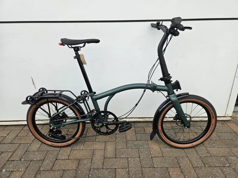 2nd Hand Brompton G Line L Folding Bike 2025 Forest Green