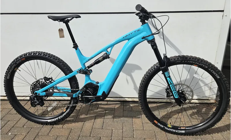 2nd Hand Whyte E160 S XL Electric Bike Gloss Turquise
