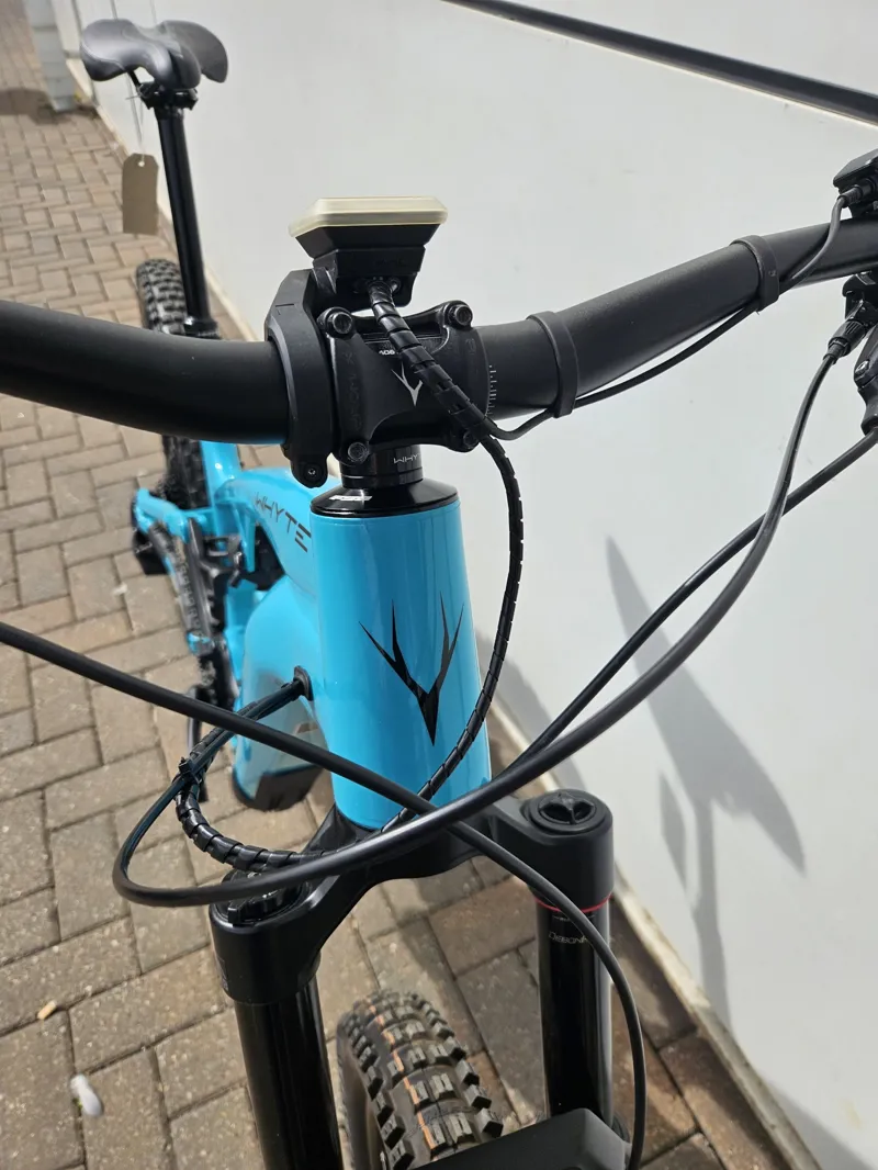 2nd Hand Whyte E160 S XL Electric Bike Gloss Turquise-4