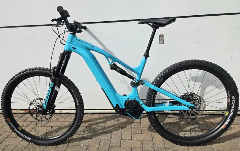 2nd Hand Whyte E160 S XL Electric Bike Gloss Turquise-5