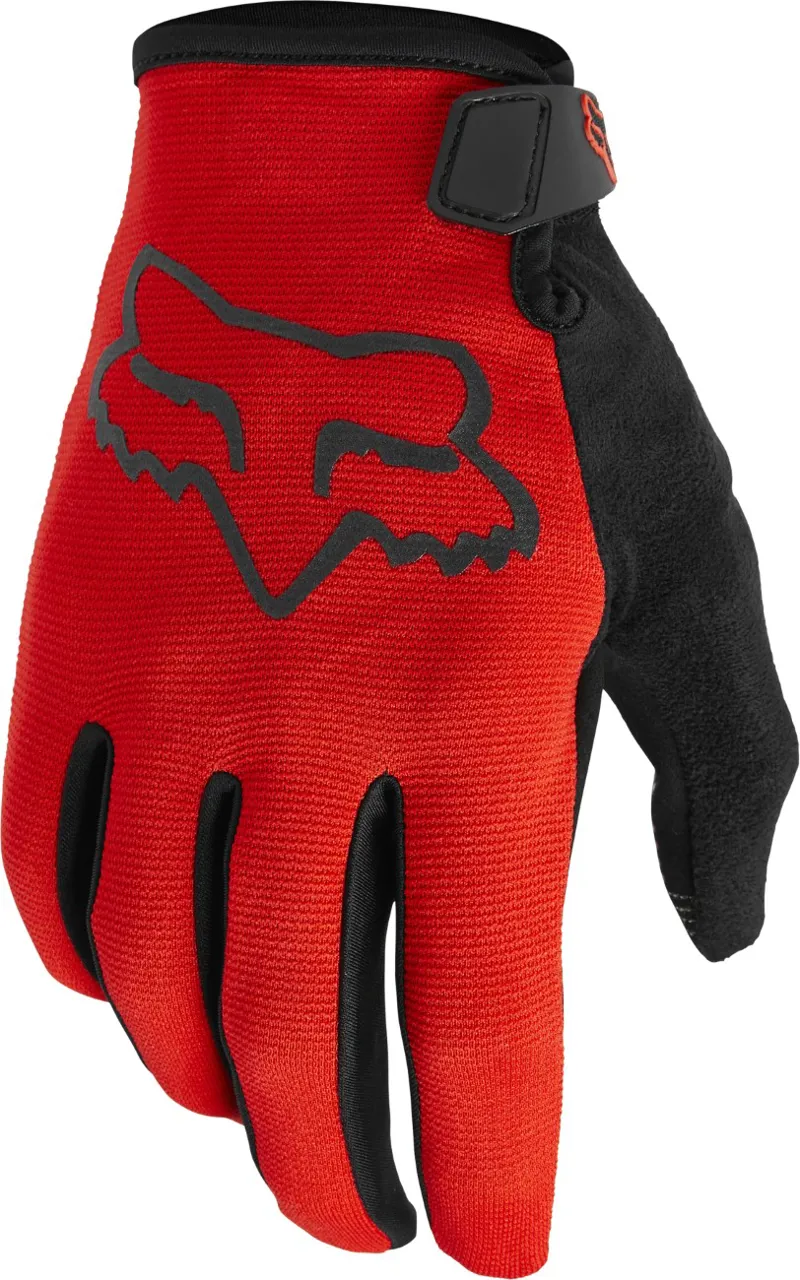 Fox Youth Ranger MTB Gloves Fluo Red