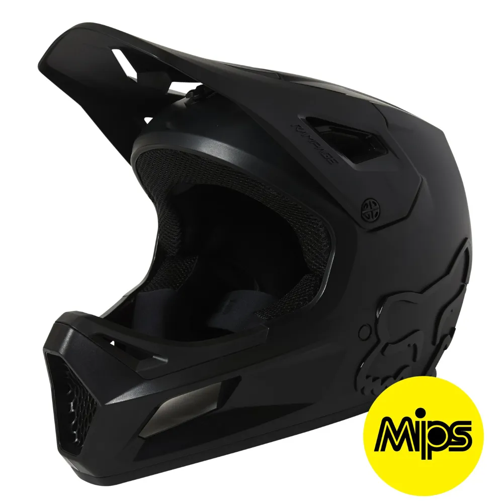 Image of Fox Rampage MIPS FullFace MTB Helmet Black/Black