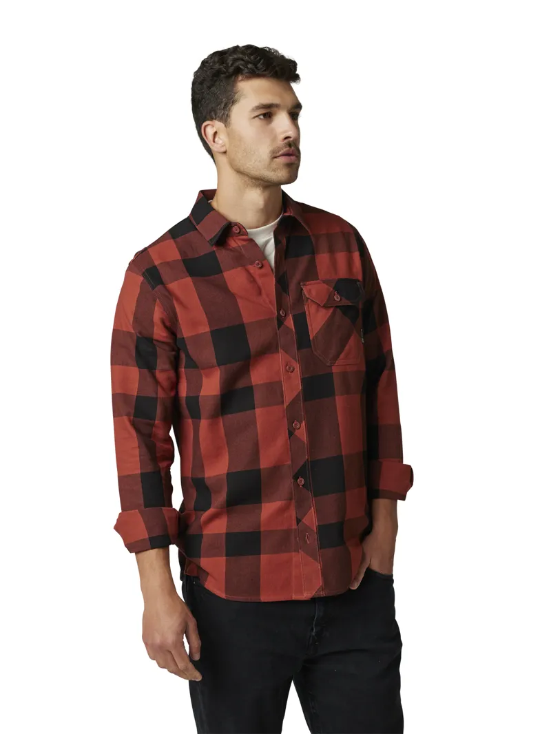 Fox Voyd 2.0 Flannel LS Shirt Copper