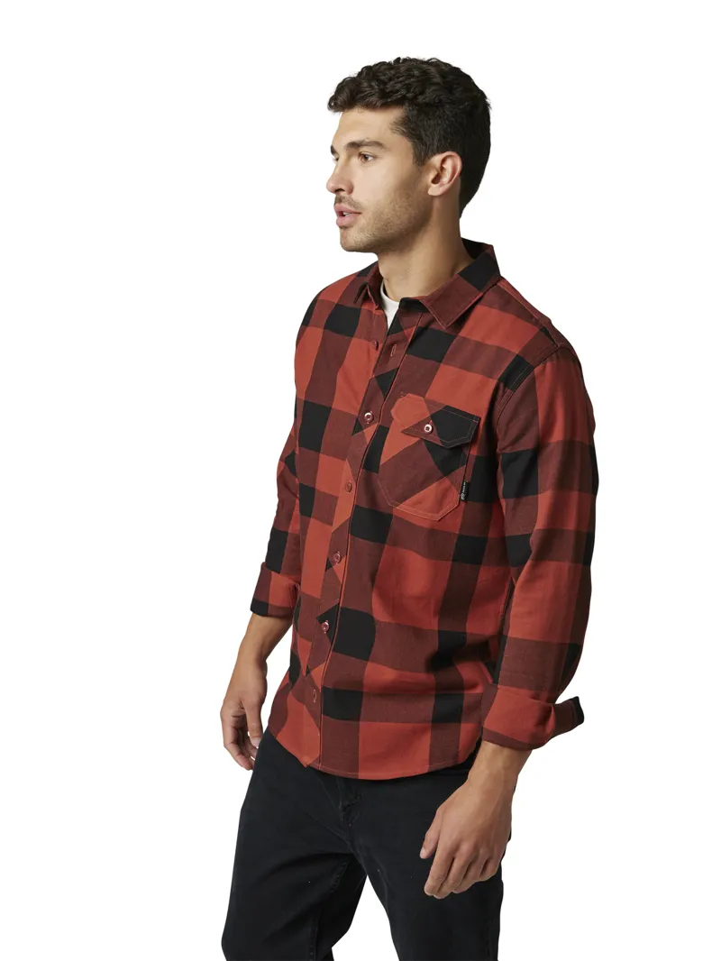 Fox Voyd 2.0 Flannel LS Shirt Copper-2