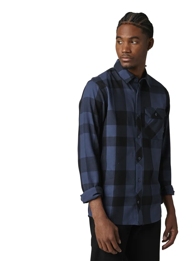 Fox Voyd 2.0 Flannel Shirt Deep Cobalt