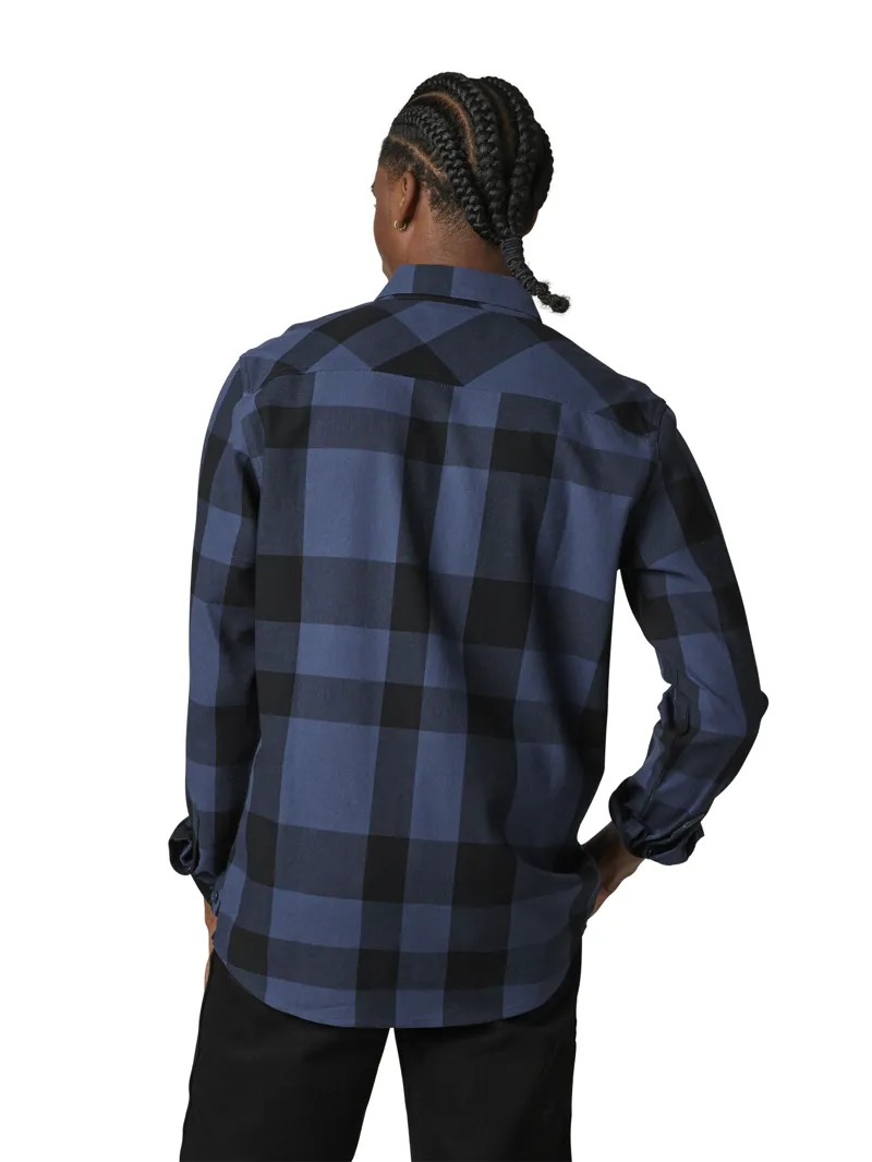 Fox Voyd 2.0 Flannel Shirt Deep Cobalt-2