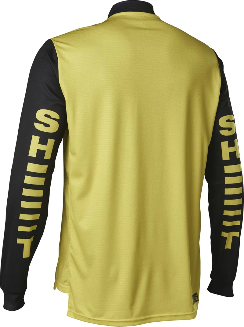 Fox Defend Super Trick LS MTB Jersey Pear Yellow-1