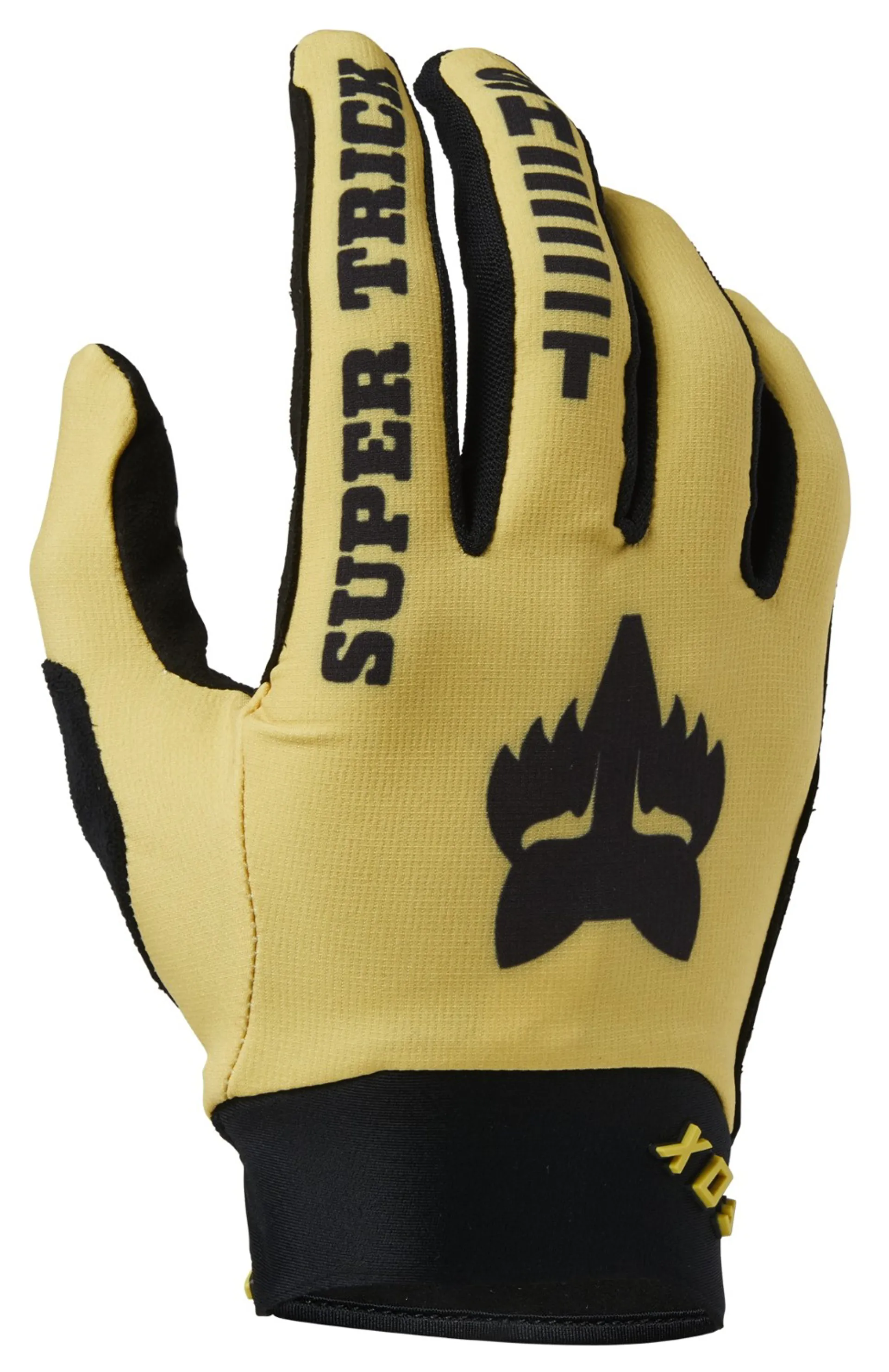 Fox Defend Super Trick MTB Gloves Pear Yellow
