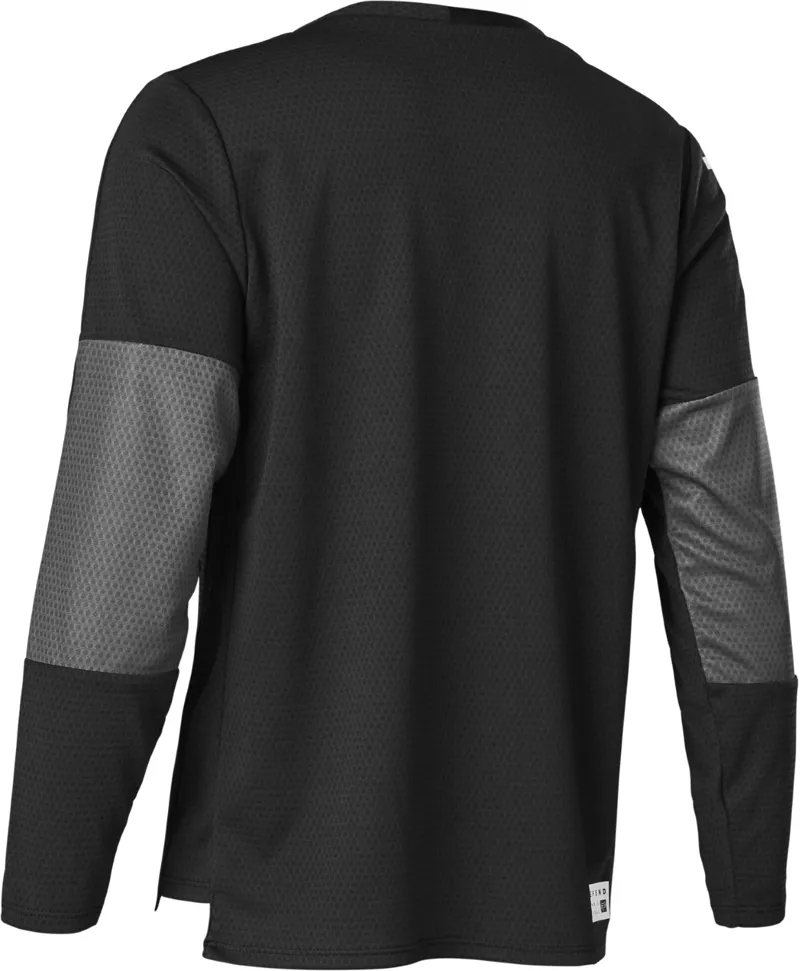 Fox Defend Youth LS MTB Jersey Black-1