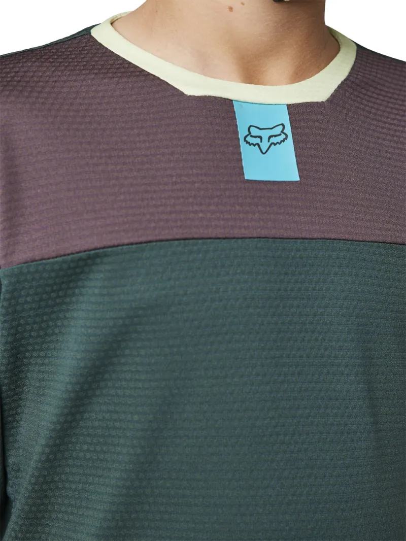 Fox Defend Youth LS MTB Jersey Emerald-3