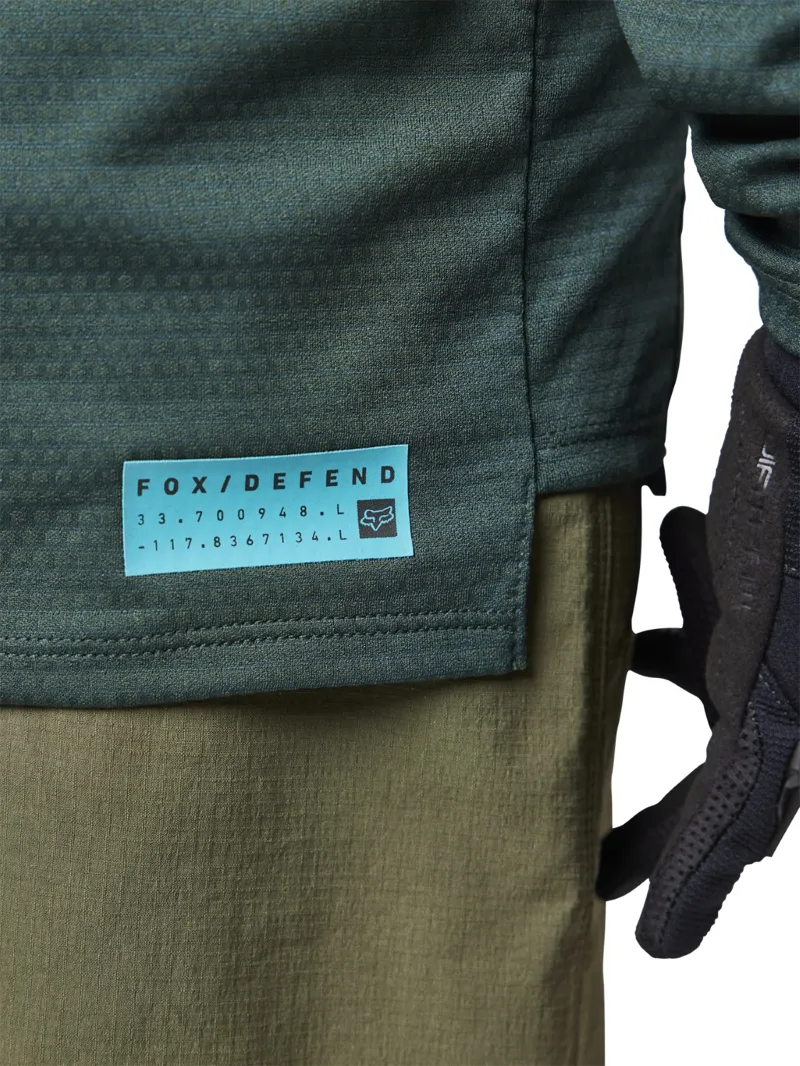 Fox Defend Youth LS MTB Jersey Emerald-5