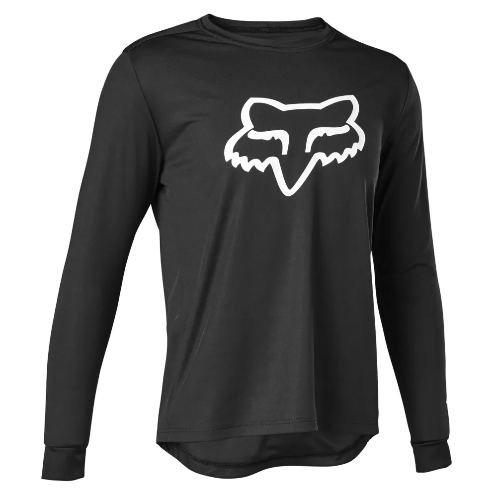 Fox Ranger Youth LS MTB Jersey Black from Leisure Lakes Bikes