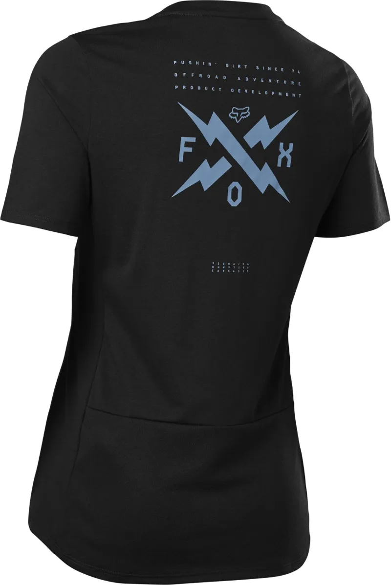 Fox Ranger Calibrated DriRelease Womens SS MTB Jersey Black-1