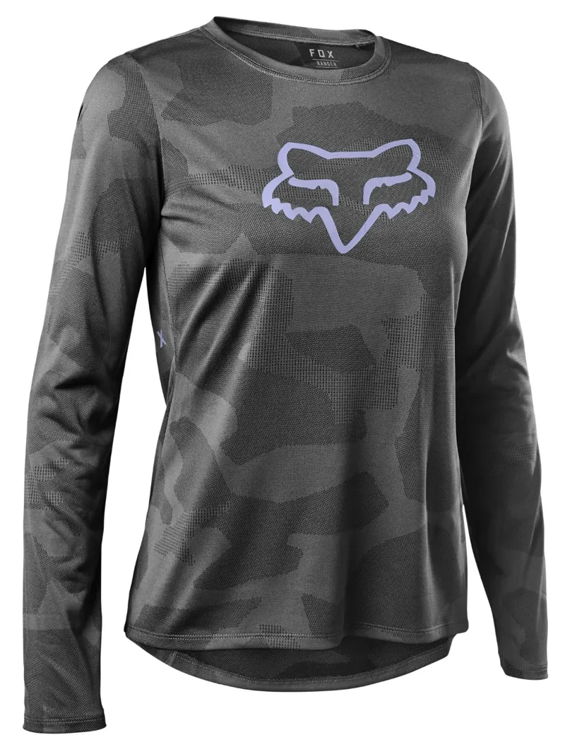 Fox Ranger TruDri Womens LS MTB Jersey Grey
