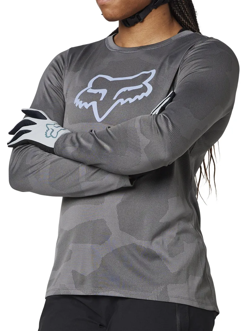 Fox Ranger TruDri Womens LS MTB Jersey Grey-2