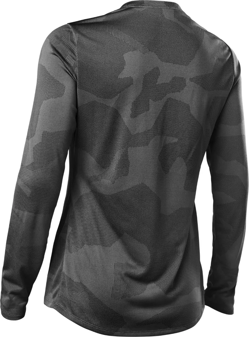 Fox Ranger TruDri Womens LS MTB Jersey Grey-1