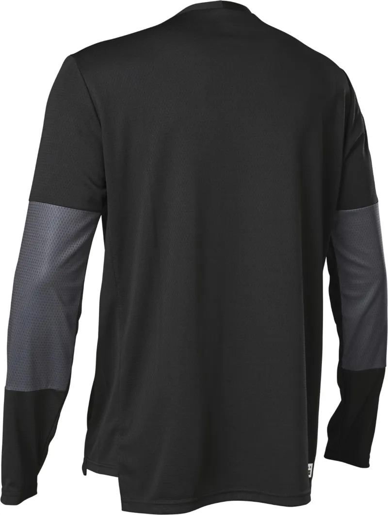 Fox Defend Foxhead LS Jersey Black-1