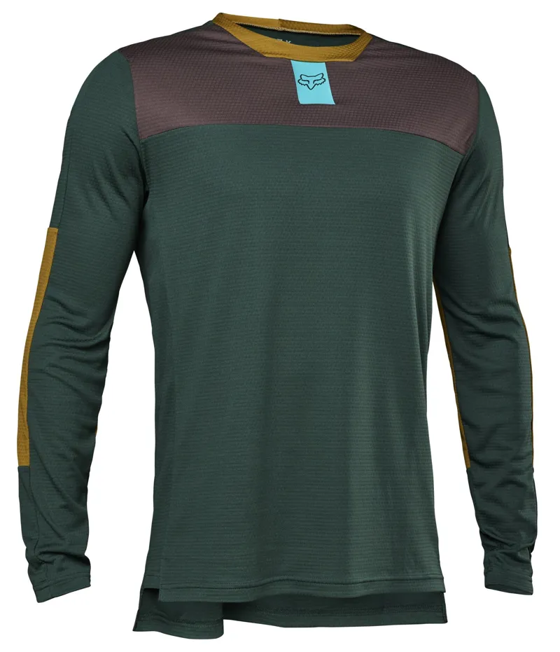 Fox Defend Long Sleeve MTB Jersey Emerald