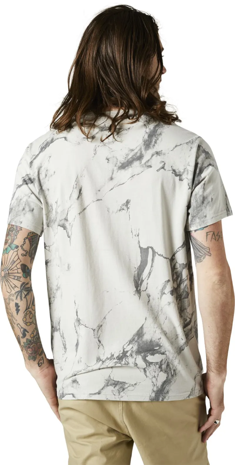 Fox Karrera SS Premium Tee Light Grey-1