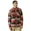Fox Grainz Utility LS Flannel Shirt Red Clay