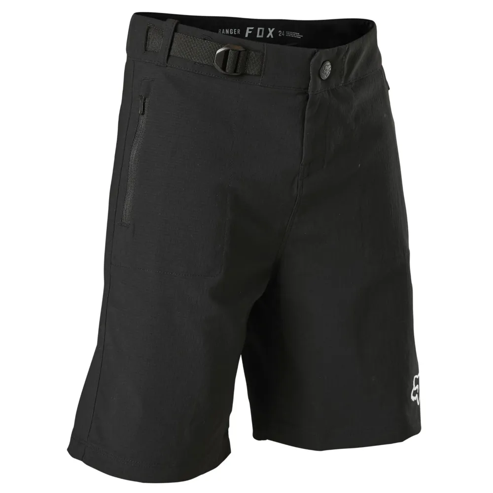 Image of Fox Ranger Youth MTB Shorts with Liner Black