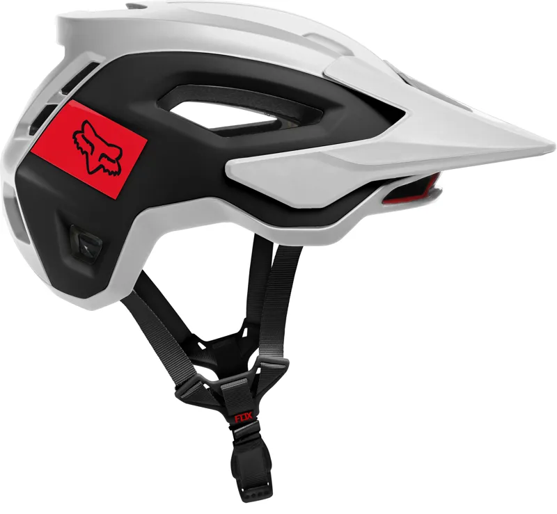 Fox Speedframe Pro MIPS MTB Helmet Blocked White/Black-1