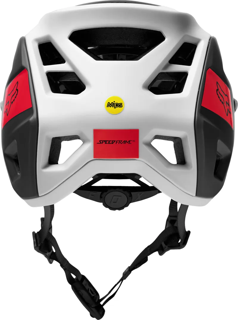 Fox Speedframe Pro MIPS MTB Helmet Blocked White/Black-3