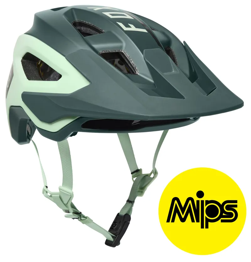 Fox Speedframe Pro MIPS MTB Helmet Blocked Sea Foam