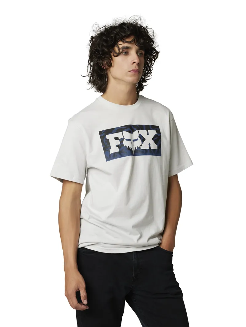 Fox Nuklr Premium SS Tee Shirt Light Grey-1